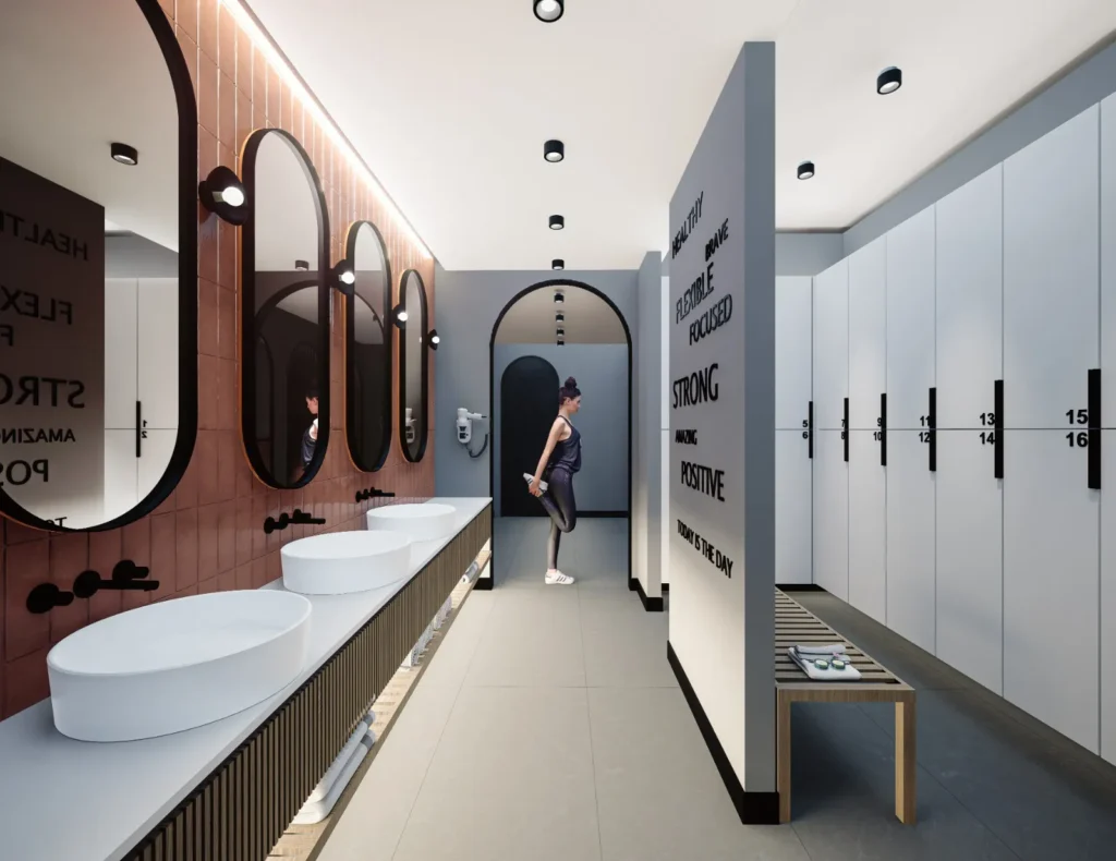 kadın soyunma odası